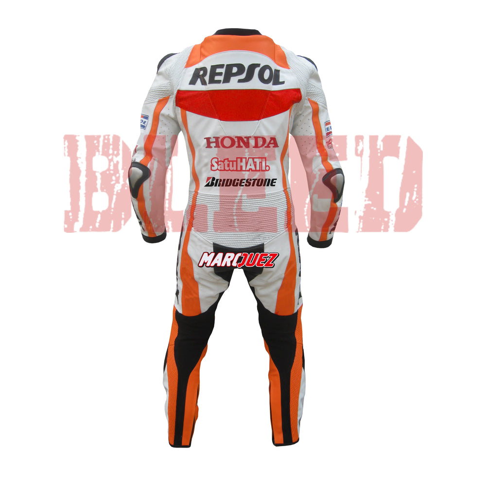 Marc Marquez Repsol MotoGP 2019 Race Suit Back View