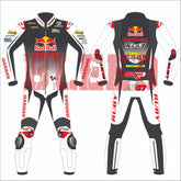 Augusto Fernandez Red Bull GasGas British GP 2024 MotoGP leather racing suit front view