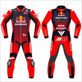 Augusto Fernandez Red Bull GasGas Tech3 2024 MotoGP leather racing suit front view