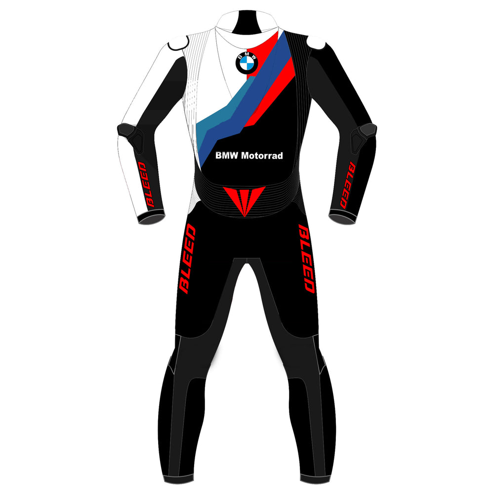 BMW Motorrad MotoGP 2023 leather racing suit detail view