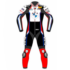 Scott Redding BMW Motorrad 2023 WSBK leather racing suit back view