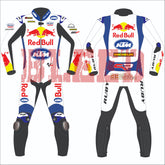 Brad Binder Red Bull KTM British GP 2024 MotoGP leather racing suit front view