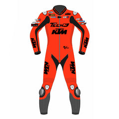 Danilo Petrucci KTM Tech3 2021 MotoGP leather racing suit back view