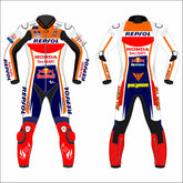 Aleix Espargaro Aprilia Racing 2022 MotoGP leather racing suit front view