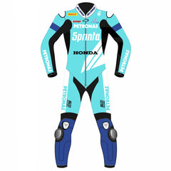 Eric Granado Honda SBK 2023 leather racing suit back view