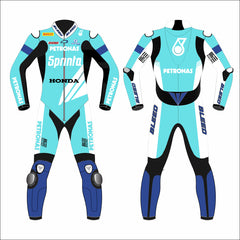 Eric Granado Honda SBK 2023 leather racing suit front view