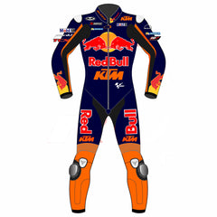 Brad Binder Red Bull KTM 2023 MotoGP leather racing suit back view