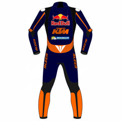 Brad Binder Red Bull KTM 2023 MotoGP leather racing suit detail view