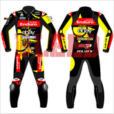 Fabio Di Giannantonio VR46 British GP 2024 MotoGP leather racing suit front view