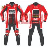 Franco Morbidelli Ducati Pramac British GP 2024 MotoGP leather racing suit front view