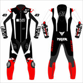 Jack Miller Yamaha Winter Test 2025 MotoGP leather racing suit front view