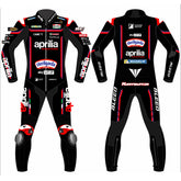 Jorge Martin Aprilia RS-GP 2025 MotoGP leather racing suit front view