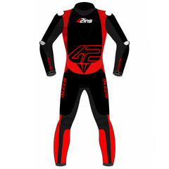 Alex Rins Honda LCR Winter Test 2023 MotoGP leather racing suit detail view