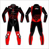 Alex Rins Honda LCR Winter Test 2023 MotoGP leather racing suit front view