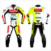 Marco Bezzecchi Pertamina Enduro VR46 2024 MotoGP leather racing suit front view