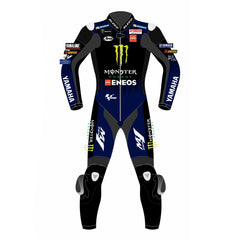 Maverick Vinales Aprilia 2021 MotoGP leather racing suit back view