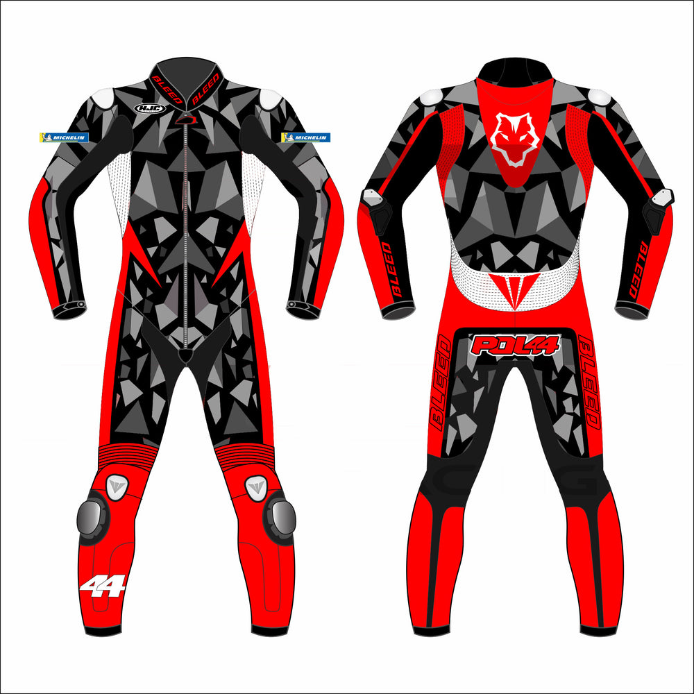 Pol Espargaro KTM Winter Test 2023 MotoGP leather racing suit front view