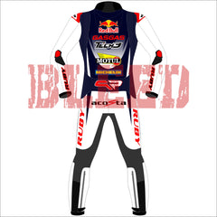 Pedro Acosta Red Bull GasGas British GP 2024 MotoGP leather racing suit detail view