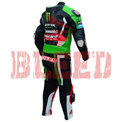 Tom Sykes Kawasaki Ninja Two Piece Motorbike Riding Suit Right View