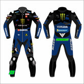 Franco Morbidelli Monster Energy Yamaha 2023 MotoGP leather racing suit front view