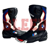 BMW Motorrad motorcycle leather racing boots side view