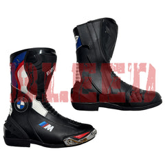 BMW Motorrad motorcycle leather racing boots front view
