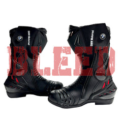 BMW Motorrad men motorbike leather racing boots front view