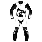 Custom fit CE approved leather motorcycle racing suit back view