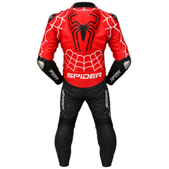 Custom motorcycle racing suit made to measure back view