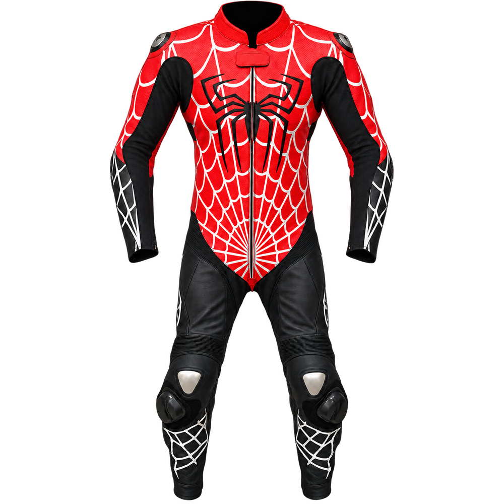 Custom motorcycle racing suit made to measure front view