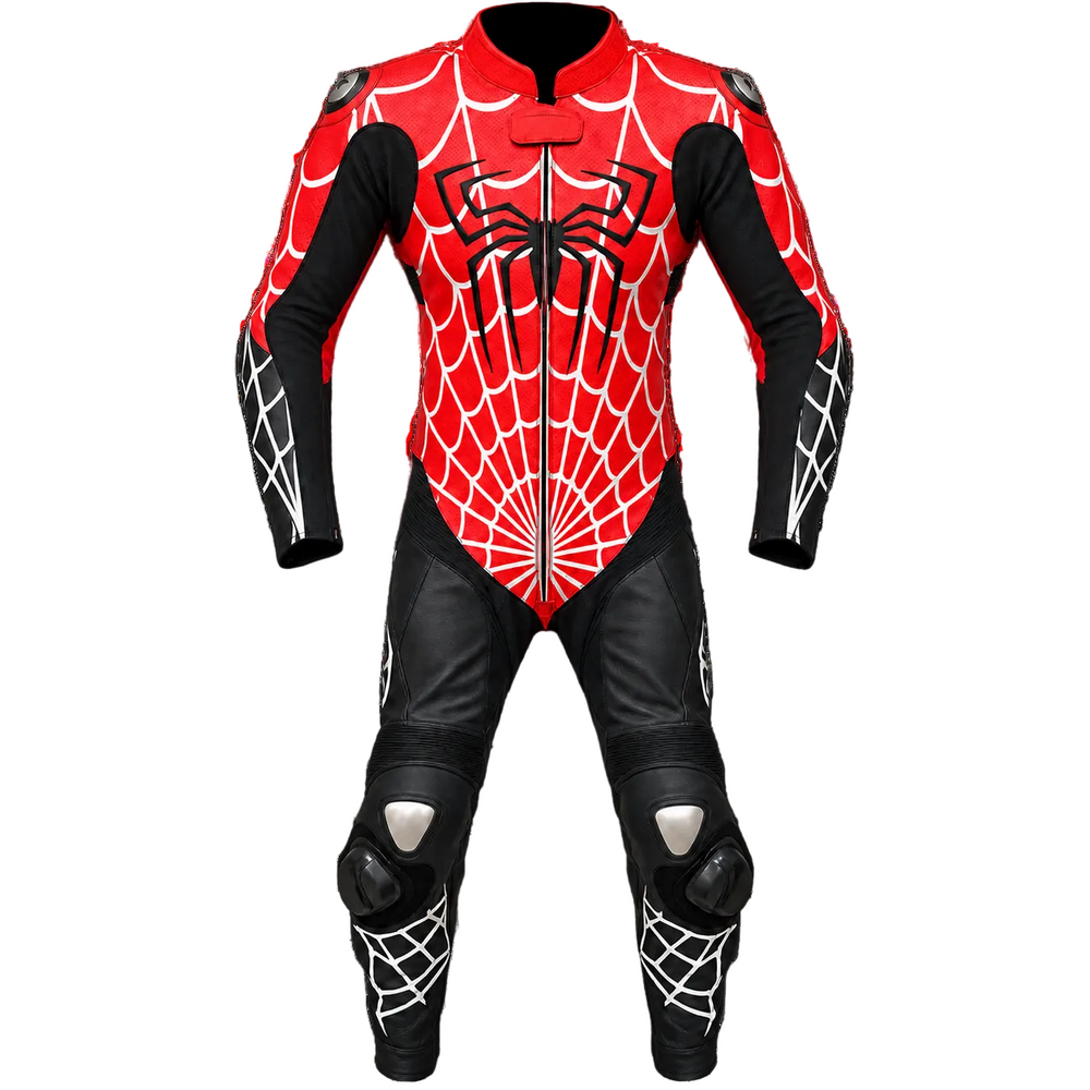 Custom motorcycle racing suit made to measure front view