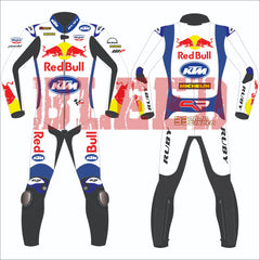 Brad Binder Red Bull KTM British GP 2024 MotoGP leather racing suit front view