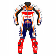 Aleix Espargaro Aprilia Racing 2022 MotoGP leather racing suit back view