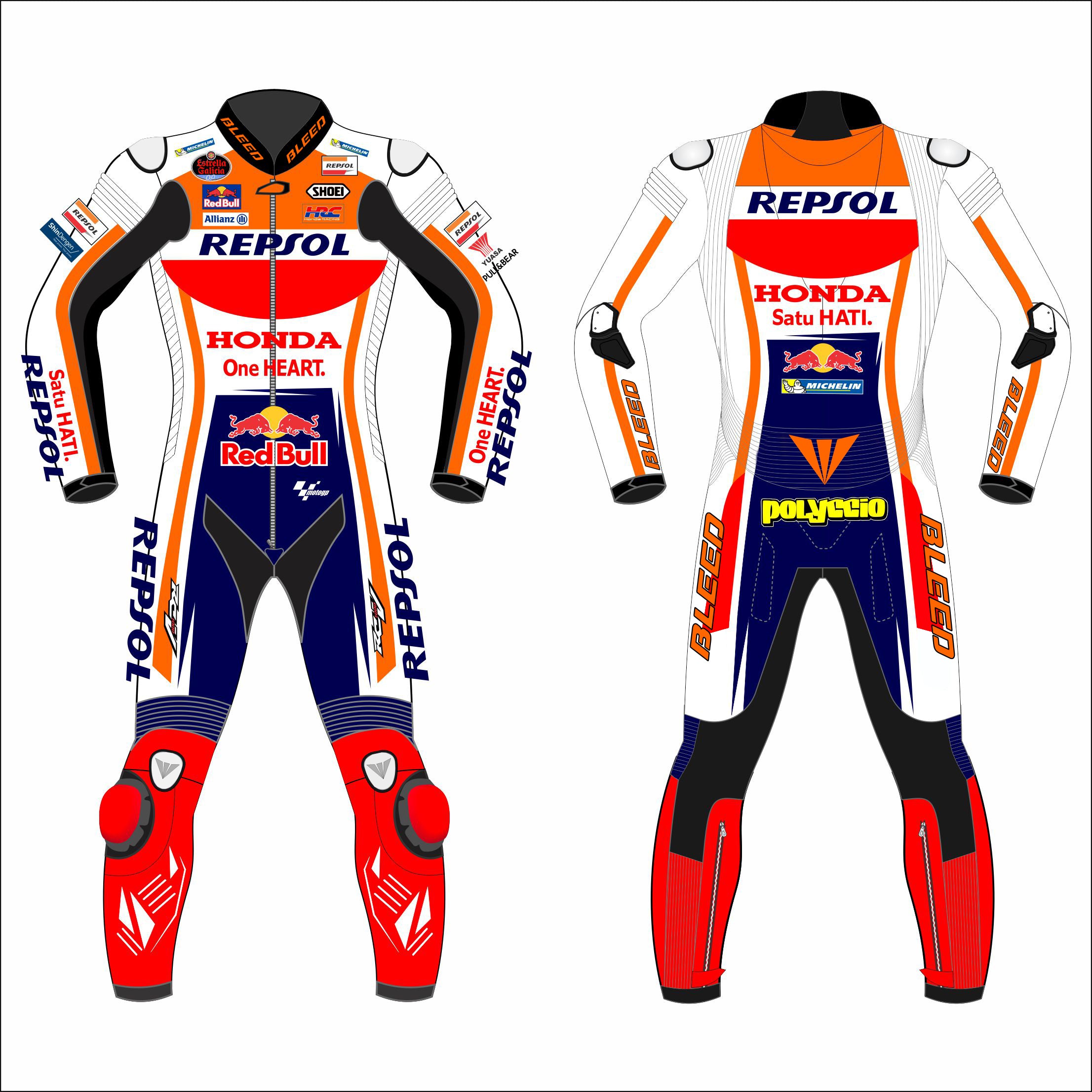 Aleix Espargaro Aprilia Racing 2022 MotoGP Leather Racing Suit
