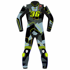 Joan Mir Honda Repsol 2023 winter test MotoGP leather racing suit back view