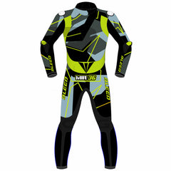 Joan Mir Honda Repsol 2023 winter test MotoGP leather racing suit detail view
