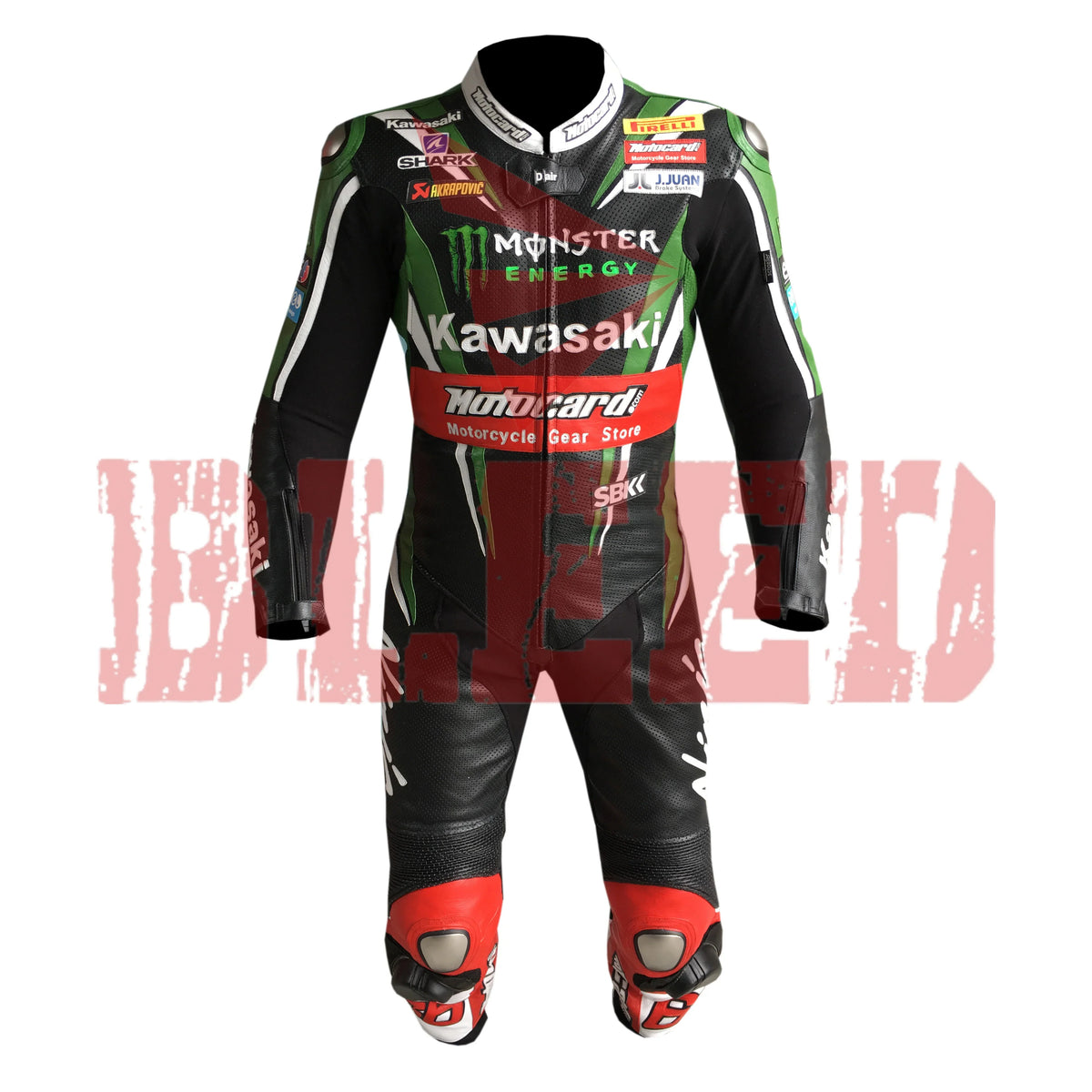 Tom Sykes Kawasaki Ninja Men Motorbike Leather Racing Suit – Bleed