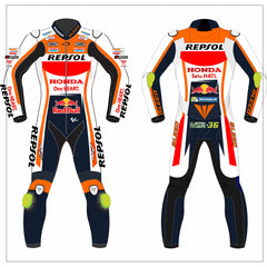 Joan Mir Honda Repsol 2023 MotoGP leather racing suit front view