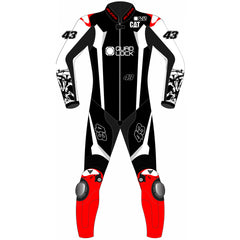 Jack Miller Yamaha Winter Test 2025 MotoGP leather racing suit back view