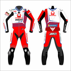 Johann Zarco Ducati Pramac 2021 MotoGP leather racing suit front view