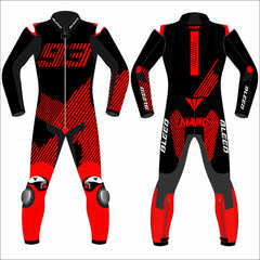 Marc Marquez Ducati Gresini Winter Test 2024 MotoGP leather racing suit front view