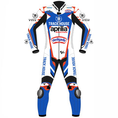 Raul Fernandez Aprilia Trackhouse 2024 MotoGP leather racing suit back view