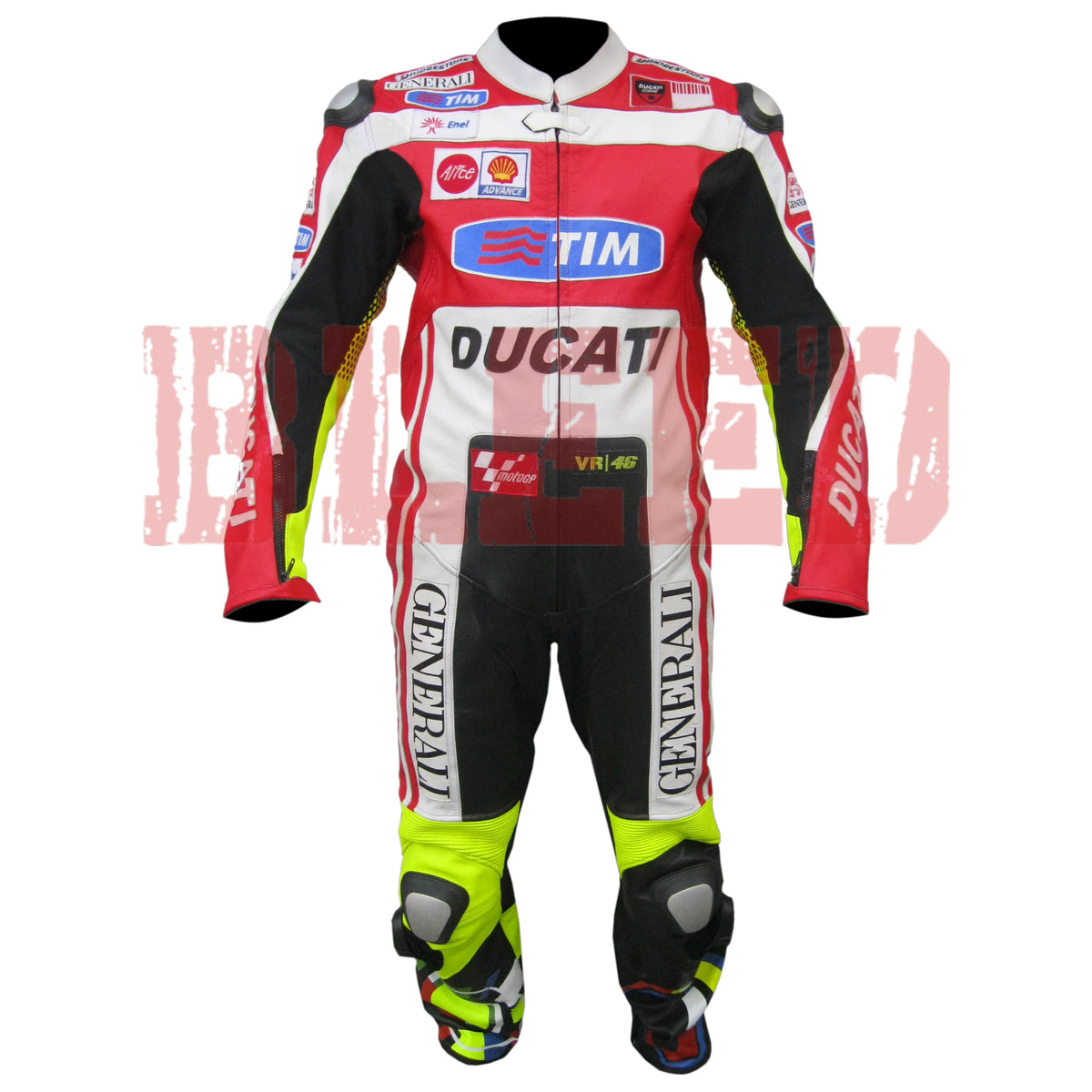 ひで Valentino Rossi Mens Leather Racing Suit – Bleed Racing Gears
